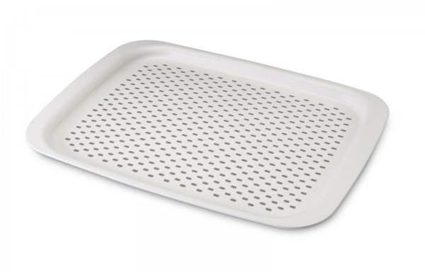 4x Antirutschtablett Grip Tray (NEW) weiss 45x32 cm