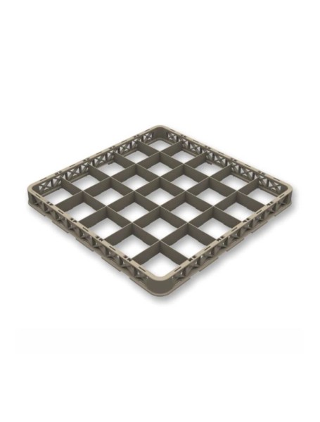 Aufsatz offen 25 Fächer Glas max D8.9cm