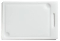Schneidebrett 44.5x30cm, H 1,2 cm weiss