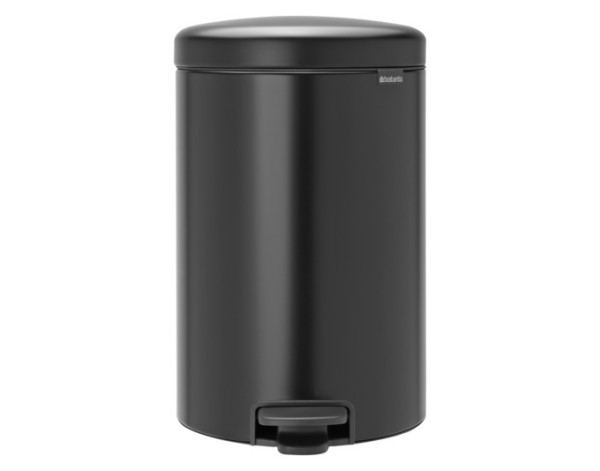 Treteimer matt black 20l