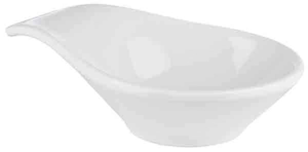 Schale MINI 11,5x7,5cm, H3cm weiss