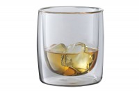 Sorrento Bar Whisky Gläser doppelwandig, 2er Set, 266 ml