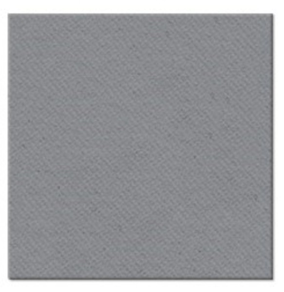 Servietten Cocktail 100x Uni grau, 20x20cm
