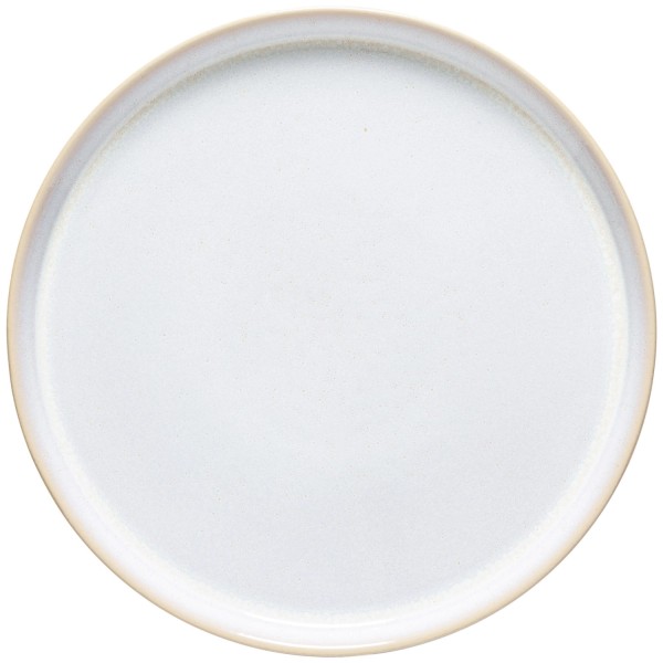 Nótos Teller D30cm H2.4cm weiss/sand