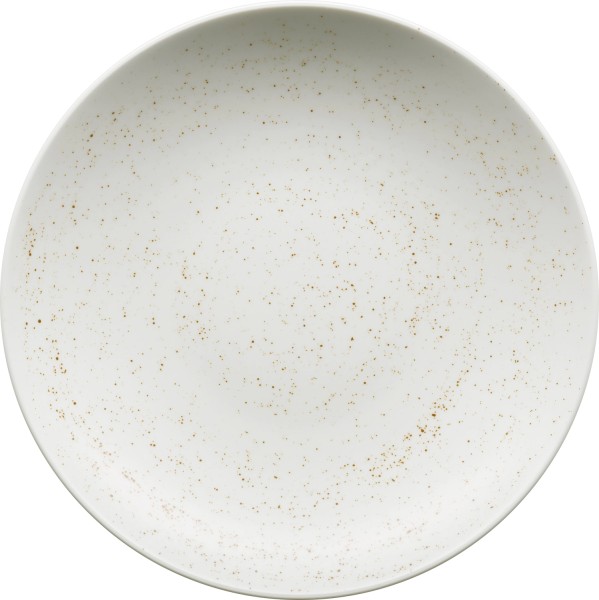 Pottery Unique white Teller tief rund coupe 24cm
