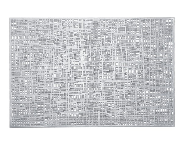 Tischset Scribble silber