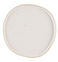 Stonecast Barley White Organic Walled Teller flach 26cm