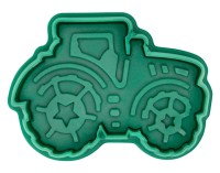 Ausstecher Traktor 6.5 cm grün