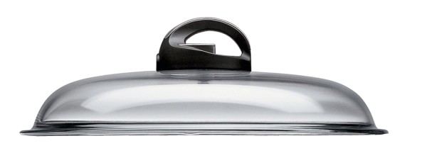 Glasdeckel mit Dampfventil hoch D18cm