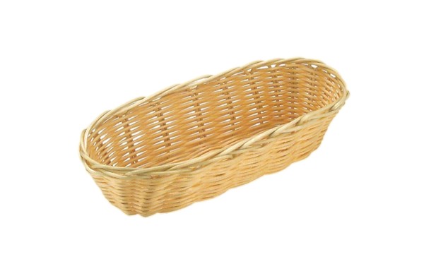 Brotkorb oval, ca. 21x10cm, H6cm