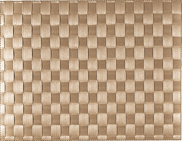 PP-Tischset gewebt, eckig, beige, 30x40 cm