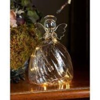 Sirius Tischdeko Wave Engel, 13 cm, Klar