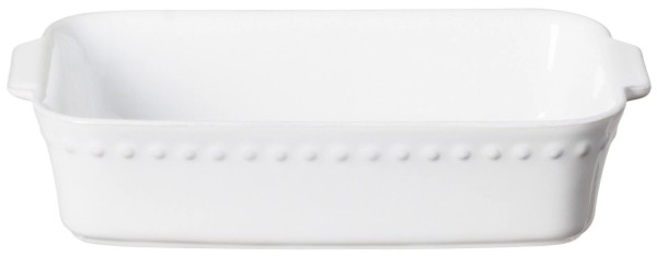Pearl Backform rechteckig 1.34l 27.3x17.3 H6.2cm weiss