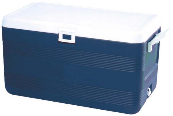 Transportbox isoliert blau 60lt mit Deckel