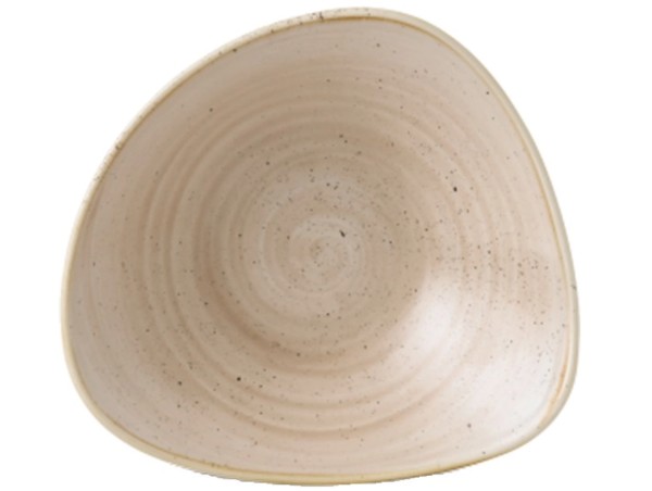 Stonecast Nutmeg Cream Triangel Schüssel 23.5cm
