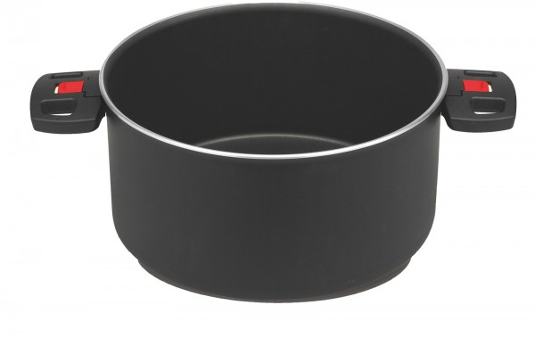 Click&Cook Kochtopf hoch m. zwei Griffen nicht indukt D24cm