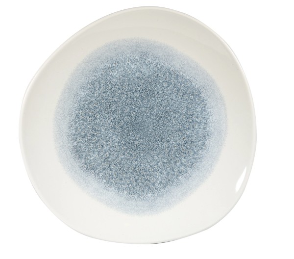 S.P. Raku Topaz Blue Organic Teller flach 28.6cm