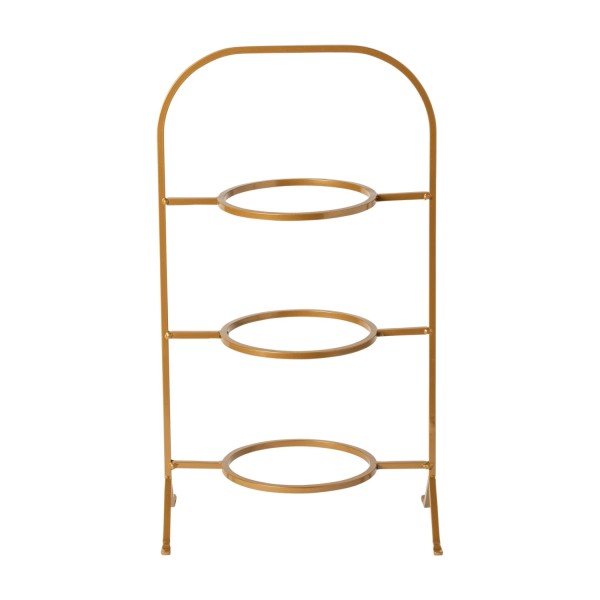 Marrakesh Etagere für 3 Teller D18.8cm 24x15cm H43.5cm gold