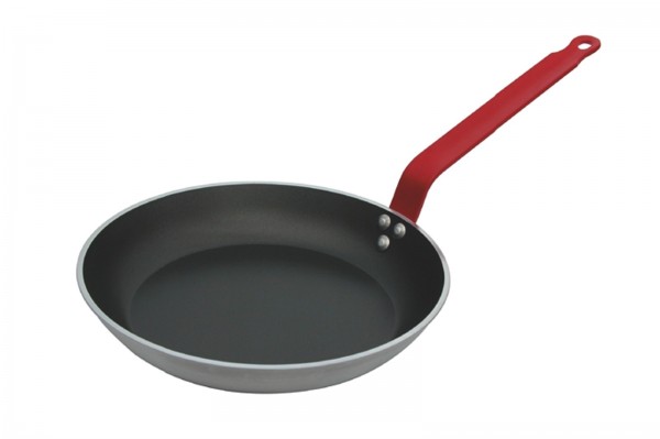 CHOC HACCP Bratpfanne Antihaft Ø 28cm mit rotem Griff