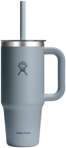 Reisebecher mit Trinkhalm 710ml shale gray