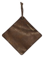 Topflappen Leder Vint 20x20cm