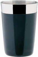 Boston Shaker Edelstahl, gummiert, schwarz 500ml