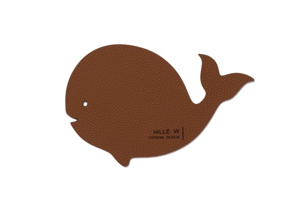 Untersetzer Kids wal cognac