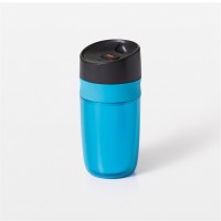 Single Travel Mug doppelwandig, blau, 0.28 lt