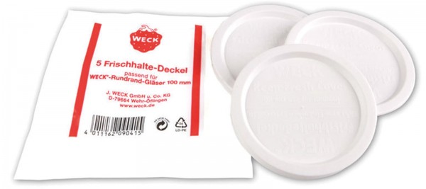 5 Stk. Frischhalte-Deckel 100