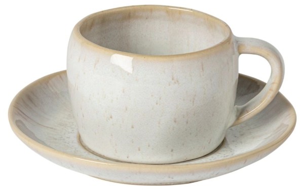 Eivissa Teetasse & Untertasse 23cl sand beige