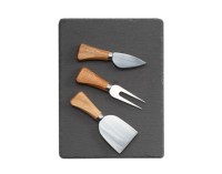 Servierset Käse 4tlg. Schiefer