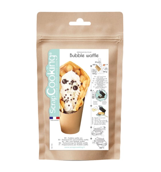 Fertigmischung für Bubble Waffeln 450g