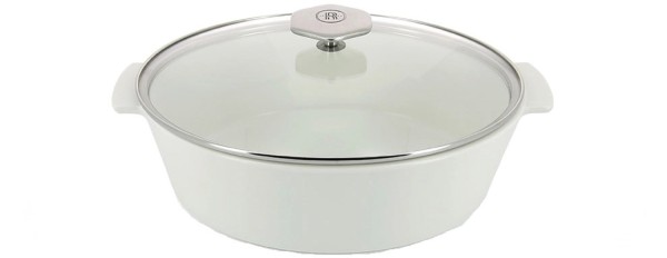 RVL 2 Kasserolle oval m. Glasdeckel, 33x27x16, Induktion