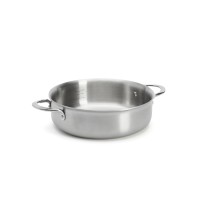 Alchimy Bratentopf niedrig D24cm H7.2cm Edelstahl