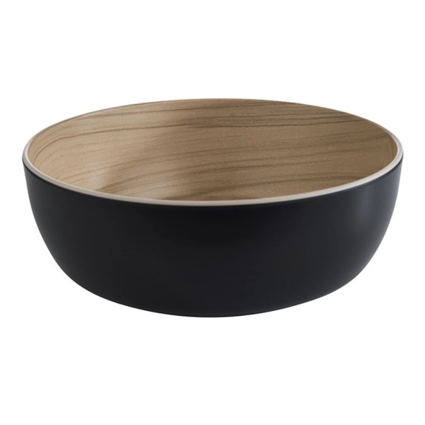 Schale FRIDA D21.5cm, H7.5cm, schwarz