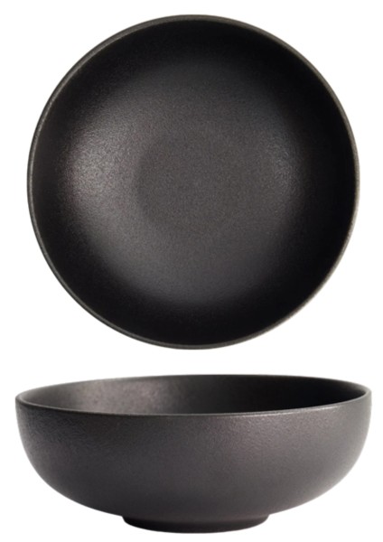 Yuzu Schwarz Schale 18.9x7cm