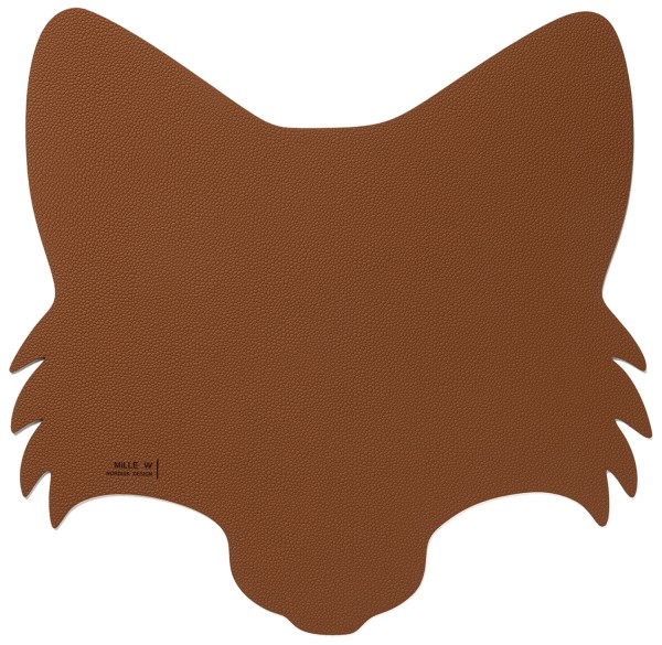 Tischset fuchs cognac