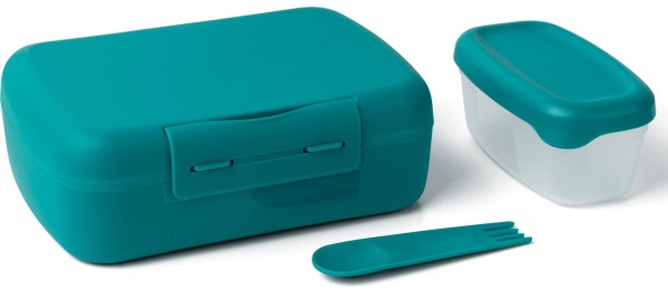 Amuse Basic Brunch Salat Box Göffel 210X156X71mm Dunkelgrün