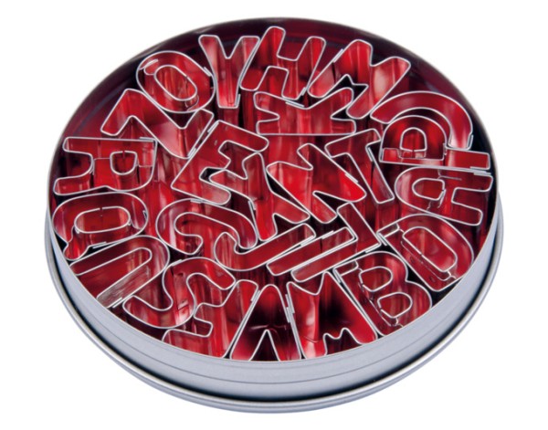 Ausst.Dose Buchstaben 2.5cm