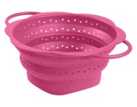Faltsieb M 28x22.5x10 cm pink