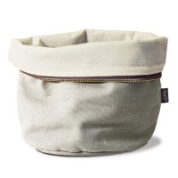 Brottasche aus Baumwolle 20cm beheizbar, beige