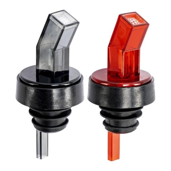 2 Ausgiesser mit Siebfunktion, 8cm