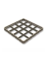 Aufsatz offen 16 Fächer Glas max D11.3cm