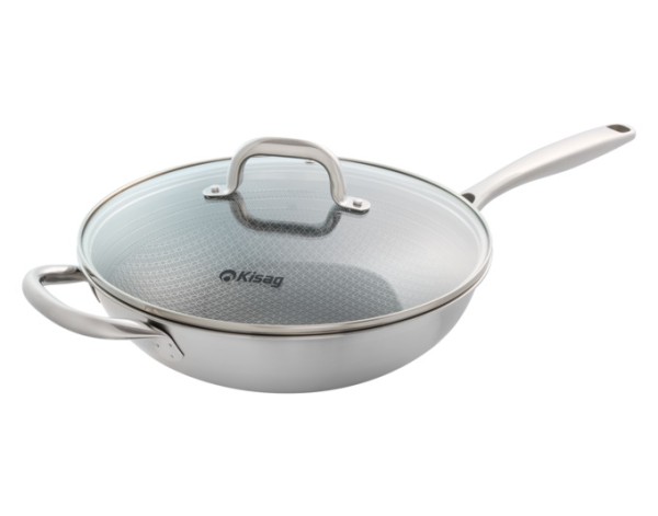 Wokpfanne Kobe Glasdeckel ø28