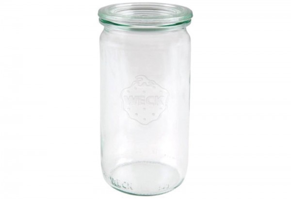 WECK Zylinderglas 1040ml RR80 mit Deckel