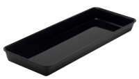 Rechteckige Schale 3/7 53x20x4cm schwarz
