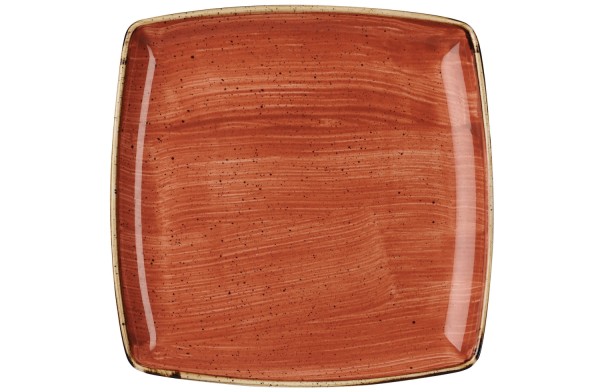 Stonecast Spiced Orange Platte quadratisch 26.8x26.8cm