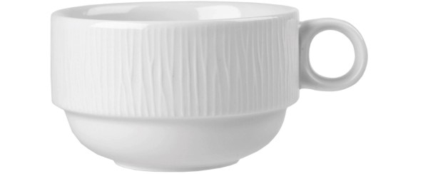 Bamboo White Tasse 28cl, stapelbar