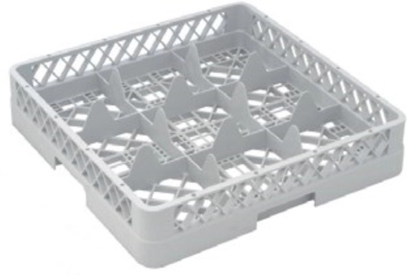 Gläser Spülkorb Grundkorb 9 Fächer max Glas H8.8cm D15.4cm