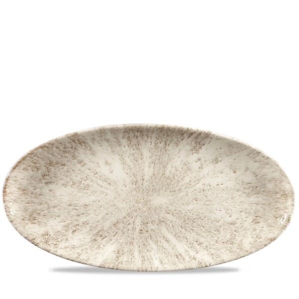 S.P. Stone Agate Grey Platte oval 34.7x17.3cm